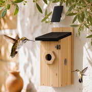 Nichoir mural en bois marron