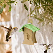 Nichoir en bois vert