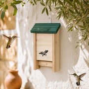 Nichoir à chauves-souris à toit vert