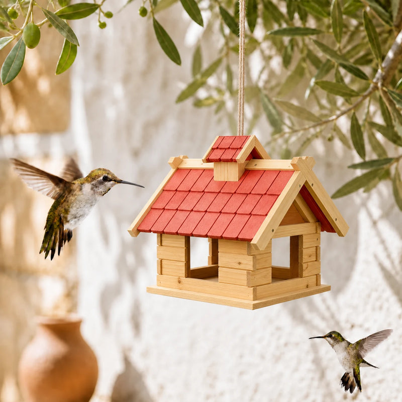 Mangeoire chalet XXL en bois