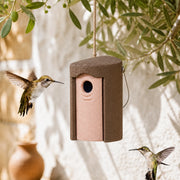 Nichoir arrondi suspendu en béton de bois 45 mm