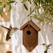 Nichoir en bois marron