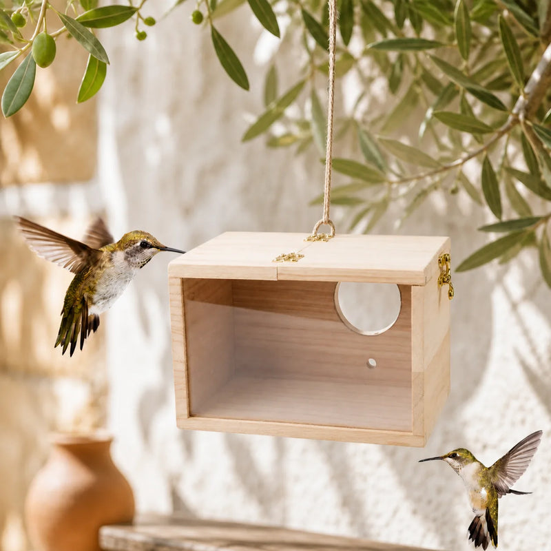 Nichoir cage ouvert