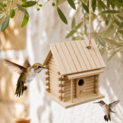 Nichoir rondins oiseaux