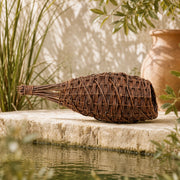 Panier-nichoir tressé