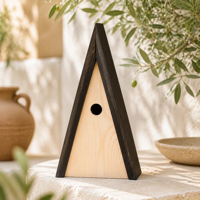 Nichoir triangulaire en épicéa