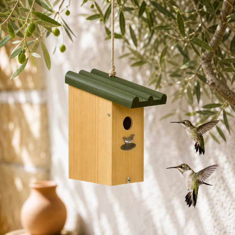 Nichoir minimaliste en bois