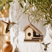 Nichoir à oiseaux en bois à suspendre