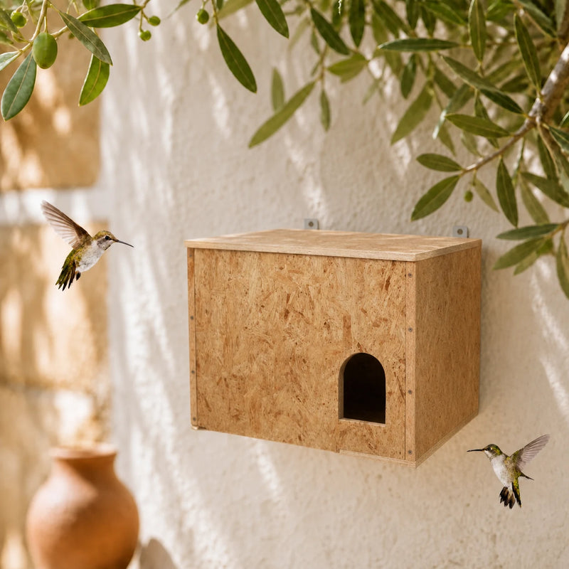 Nichoir en bois OSB