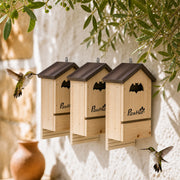 Lot de 3 nichoirs à chauves-souris double chambre