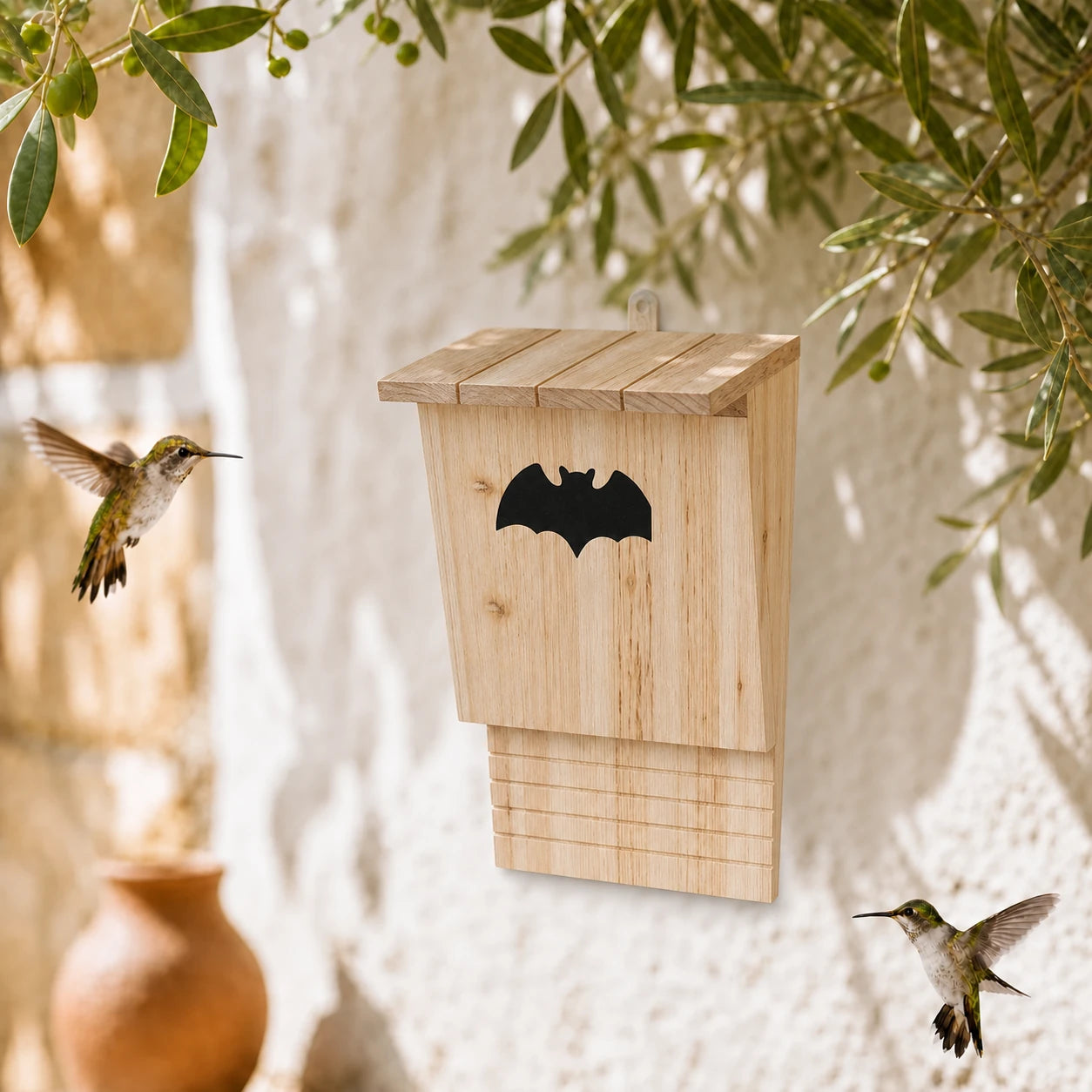 Nichoir à chauves-souris incliné