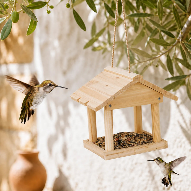Nichoir suspendu en bois