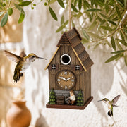 Nichoir en bois format 14,4 × 13,1 × 25,2 cm