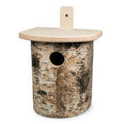 Nichoir en bouleau marron format 16 × 17 × 25 cm — photo 2