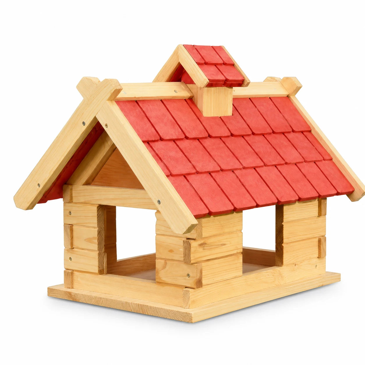 Mangeoire chalet XXL en bois — photo 2