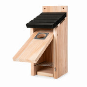 Nichoir suspendu en bois noir — photo 2