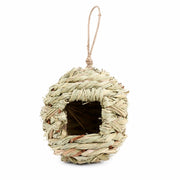Nichoir suspendu rond en fibres tressées — photo 2