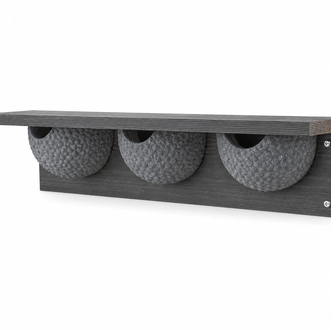 Nichoir observatoire en bois anthracite format 75 × 17 × 15 cm — photo 2