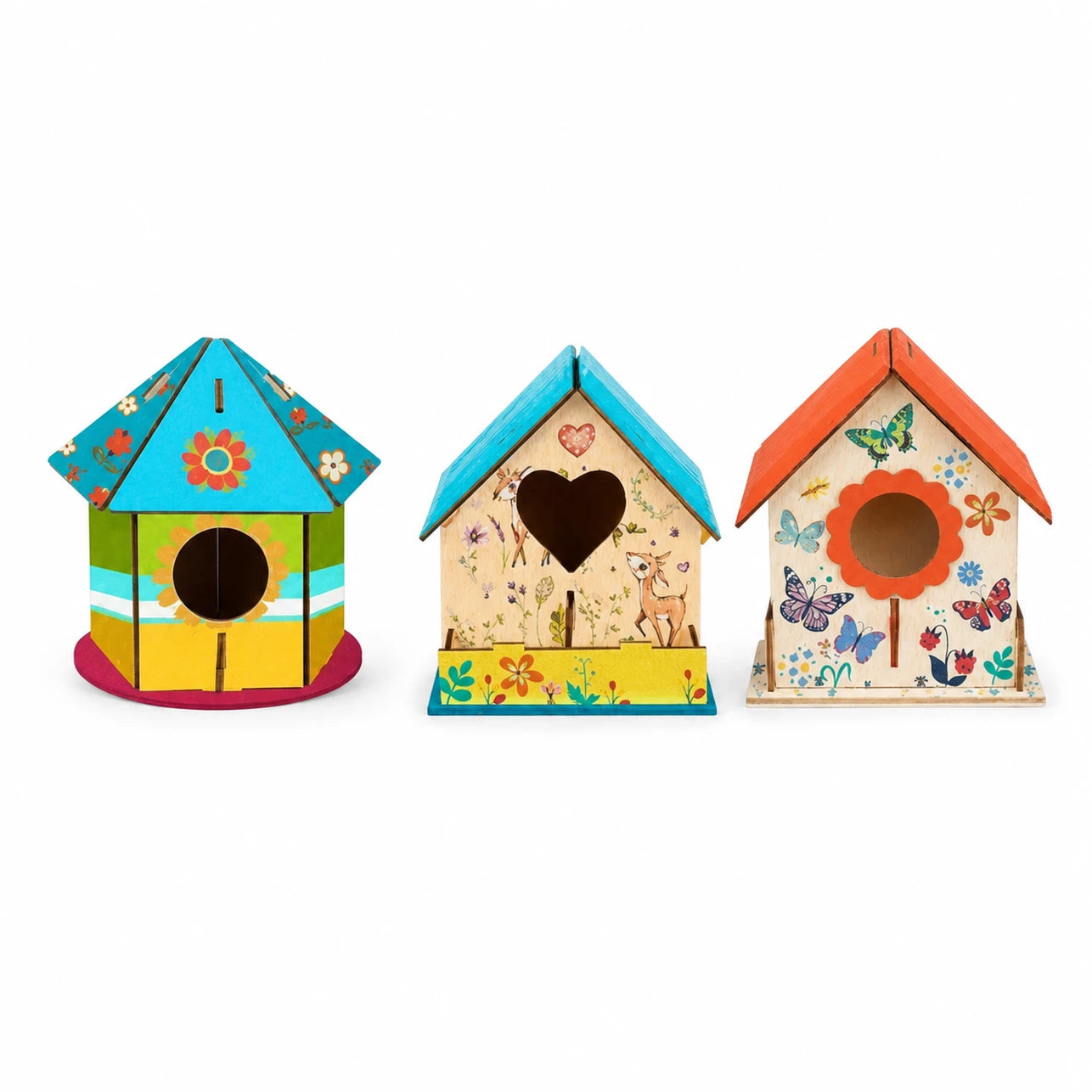 Lot de 3 nichoirs en bois — photo 2