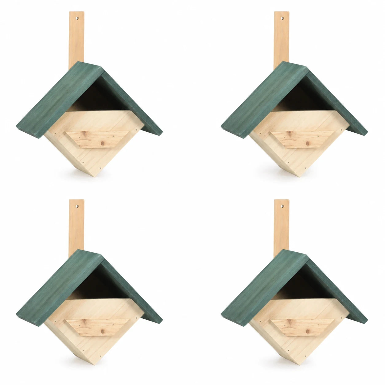 Lot de 4 nichoirs 24 × 16 × 30 cm — photo 2