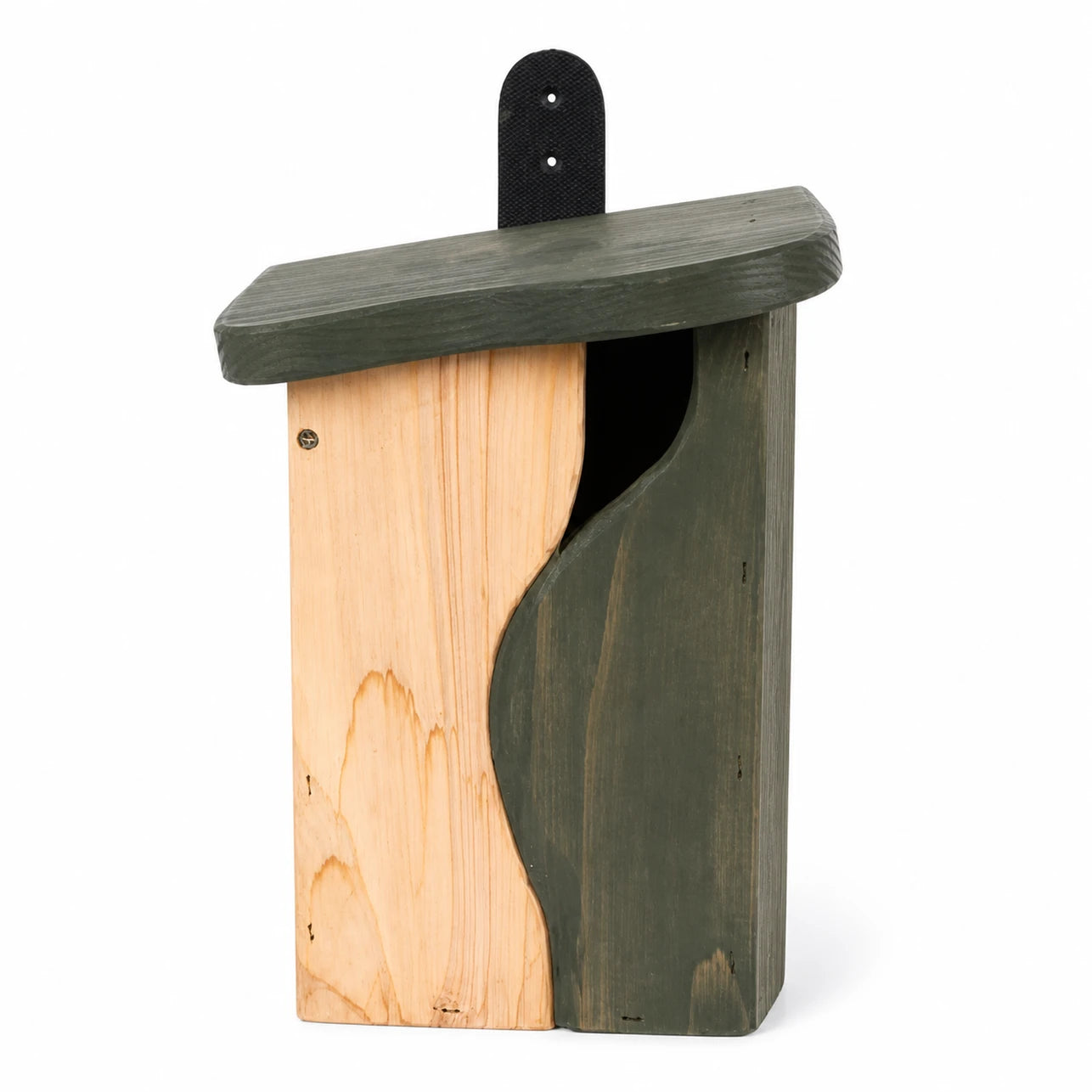 Nichoir en bois à montant vert — photo 2