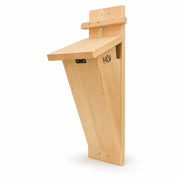 Nichoir vertical en bois à façade inclinée — photo 2