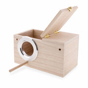 Nichoir en bois beige format 24,7 × 13 × 13 cm — photo 2