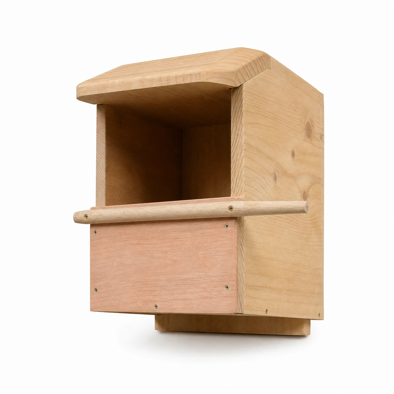 Nichoir ouvert en bois avec support caméra — photo 2