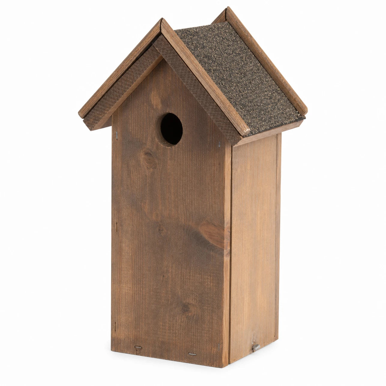 Nichoir à toit bitumé marron format 13,8 × 18,3 × 31,5 cm — photo 2