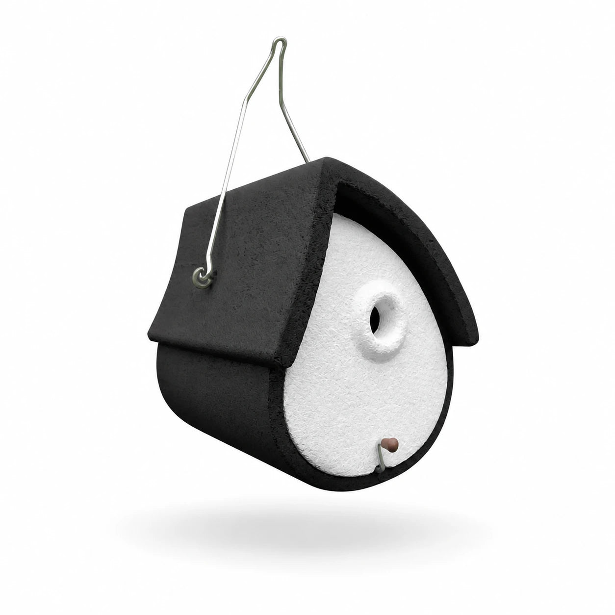 Nichoir suspendu noir et blanc — photo 2