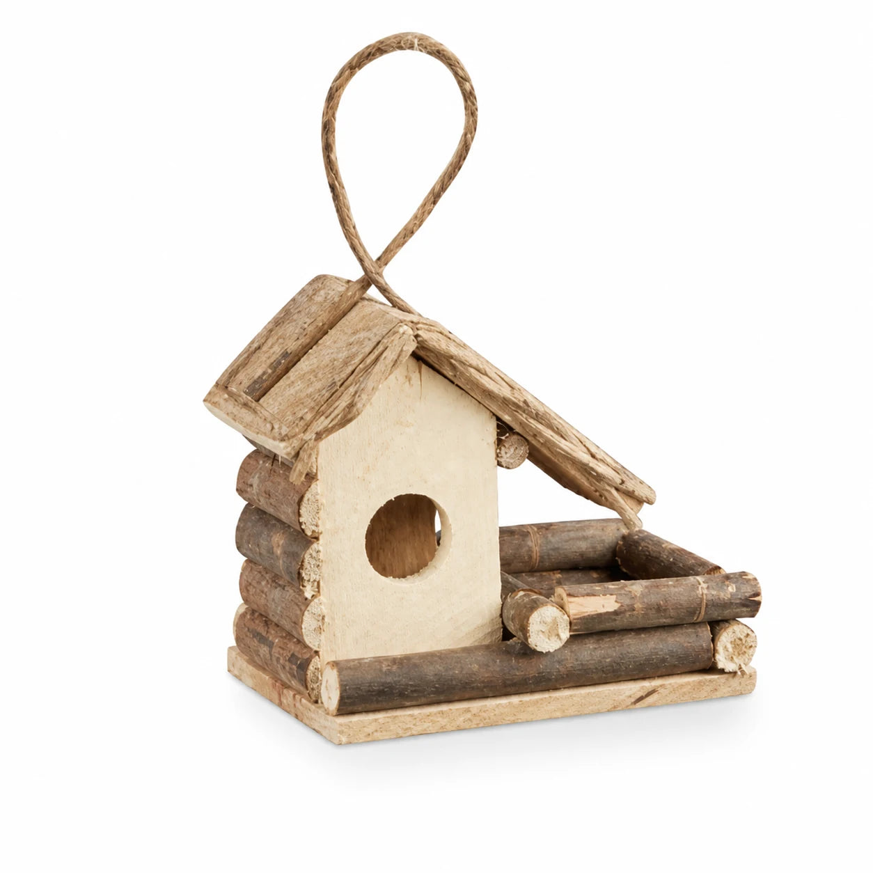 Nichoir à oiseaux en bois à suspendre — photo 2
