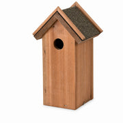 Nichoir en bois à toit bitumé marron — photo 2