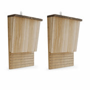 Lot de 2 nichoirs à chauves-souris 22 × 12 × 34 cm — photo 2
