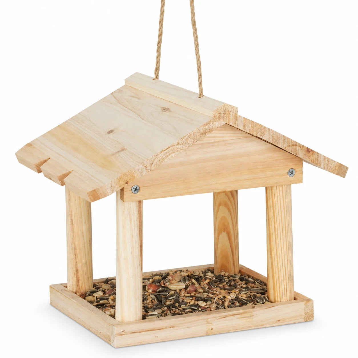 Nichoir suspendu en bois — photo 2