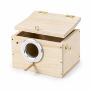 Nichoir observatoire en pin beige format 20 × 15 × 18 cm — photo 2
