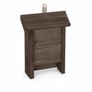 Nichoir à chauves-souris compact en bois marron — photo 2