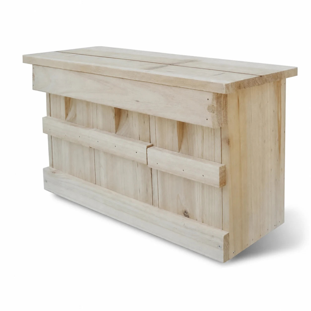 Nichoir à 3 chambres en bois blanc — photo 2