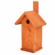 Nichoir suspendu en bois rouge format 33 × 10 cm — photo 2