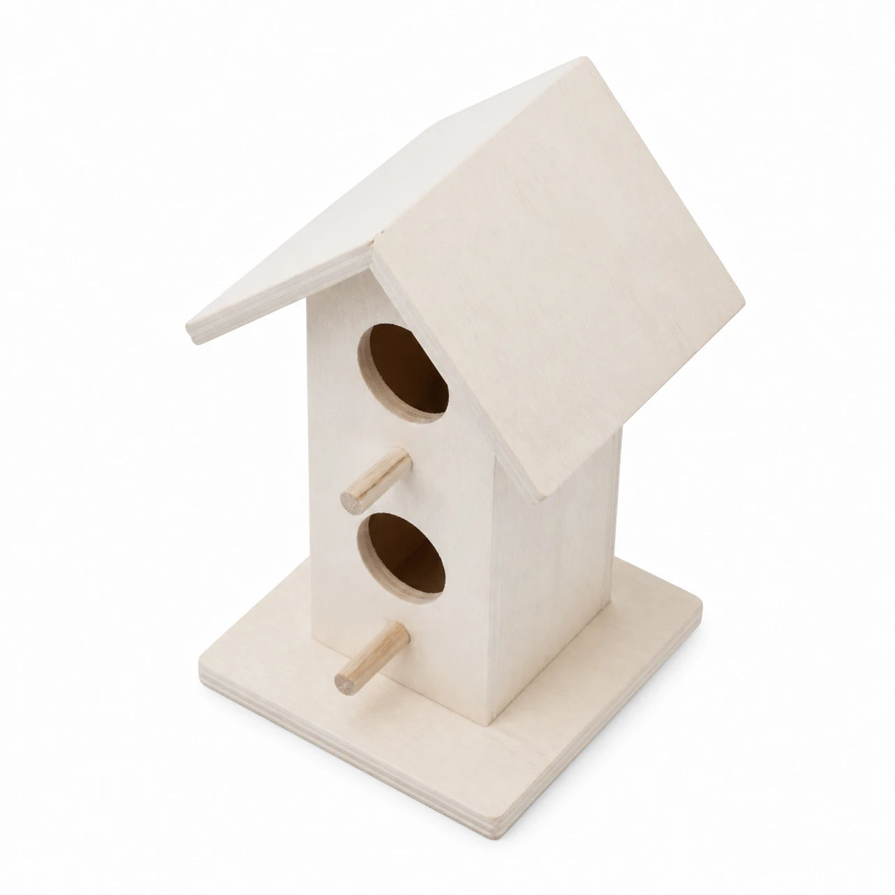 Nichoir suspendu en bois blanc — photo 2