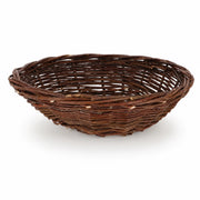 Panier nichoir suspendu en osier marron — photo 2