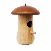 Nichoir suspendu en forme de champignon marron — photo 2