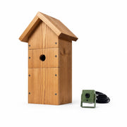 Nichoir artisanal en bois marron format 44 × 44 × 33 mm — photo 2