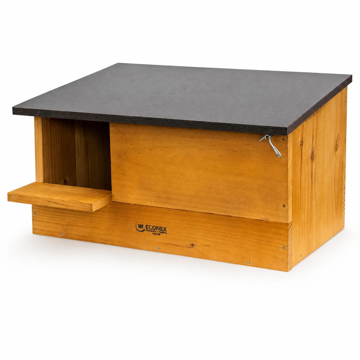 Nichoir horizontal en bois massif — photo 2