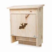 Nichoir vertical en bois à façade découpée — photo 2