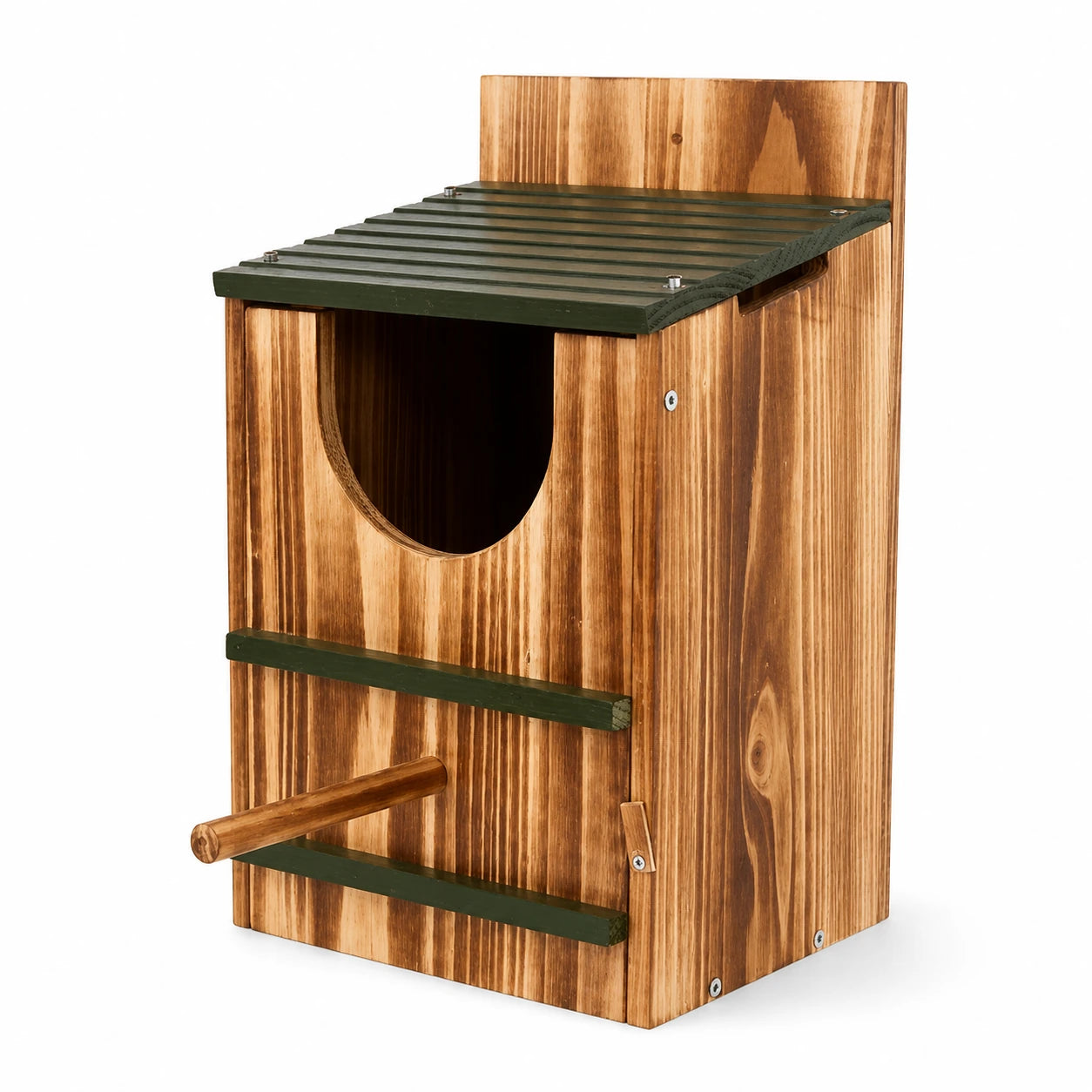Nichoir en bois carbonisé — photo 2