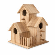 Lot de 3 nichoirs en bois marron — photo 2