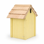 Nichoir jaune à toit de bardeaux — photo 3