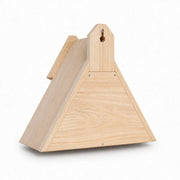 Nichoir triangulaire en bois à entrée ouverte — photo 3