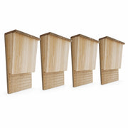 Lot de 4 nichoirs à chauves-souris 22 × 12 × 34 cm — photo 3