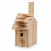 Nichoir en bois marron format 12 × 14,5 cm — photo 3